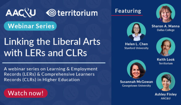 Linking the Liberal Arts with LERs and CLRs – The Power of Storytelling Through Skills Achievement